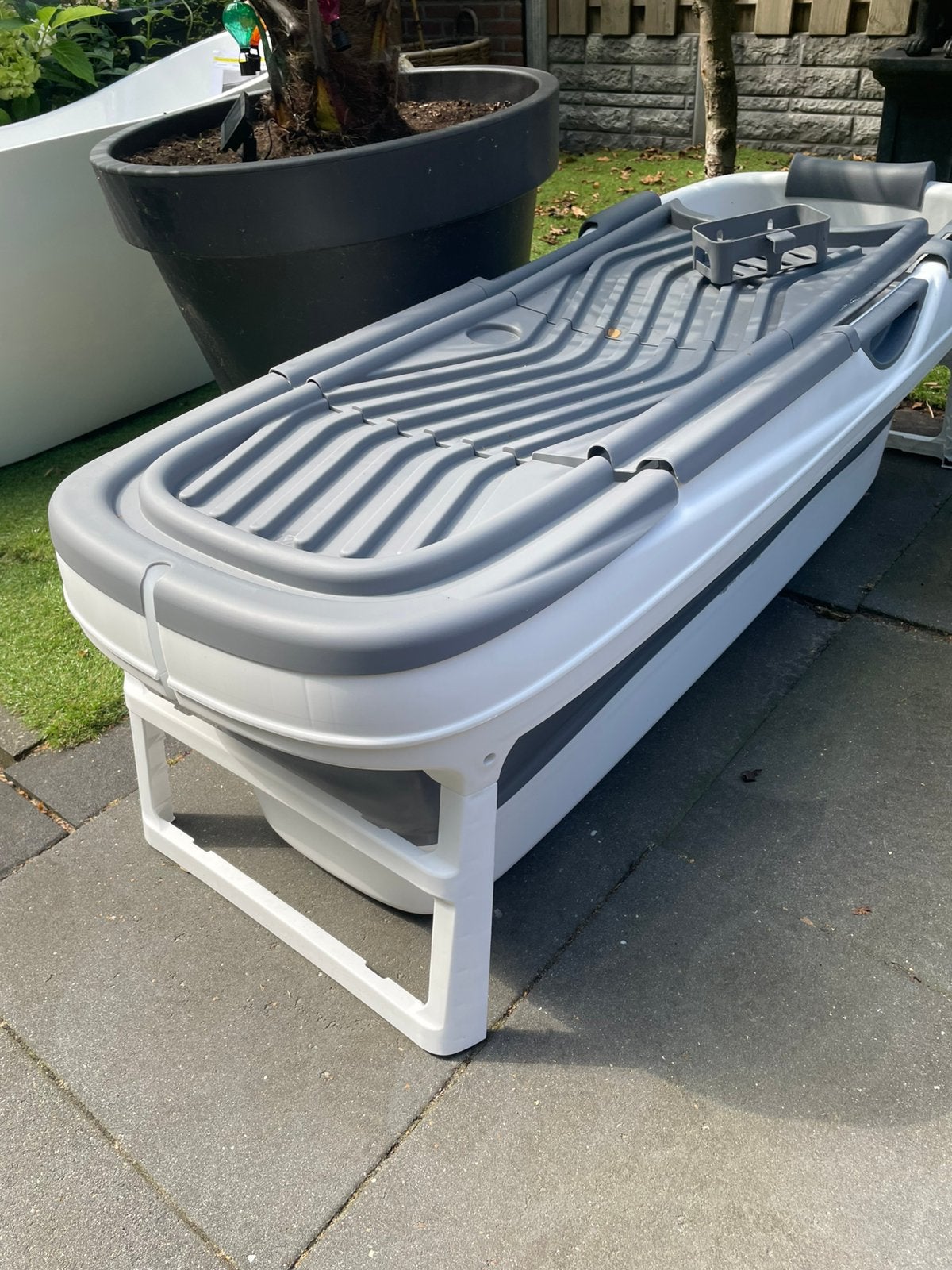 Flinq mobiel ligbad nooit gebruikt bon aanwezig, Tuin en Terras, Ophalen, Zo goed als nieuw