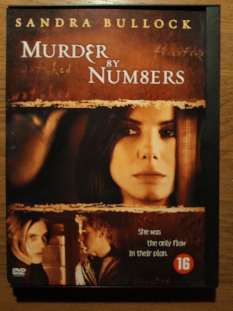 Murder by numbers dvd, Vanaf 16 jaar, Ophalen of Verzenden, Gebruikt, Detective en Krimi