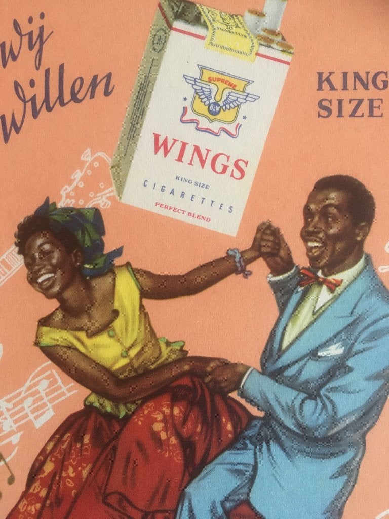 reclame voor sigaretten WINGS, Ophalen of Verzenden, 1960 tot 1980, Ongelopen, Cultuur en Media
