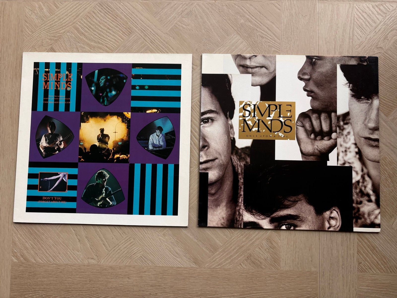 Simple Minds LP Once Upon a Time & 12 inch Don't You Forget, Cd's en Dvd's, LP, Gebruikt, Ophalen of Verzenden, 12 inch