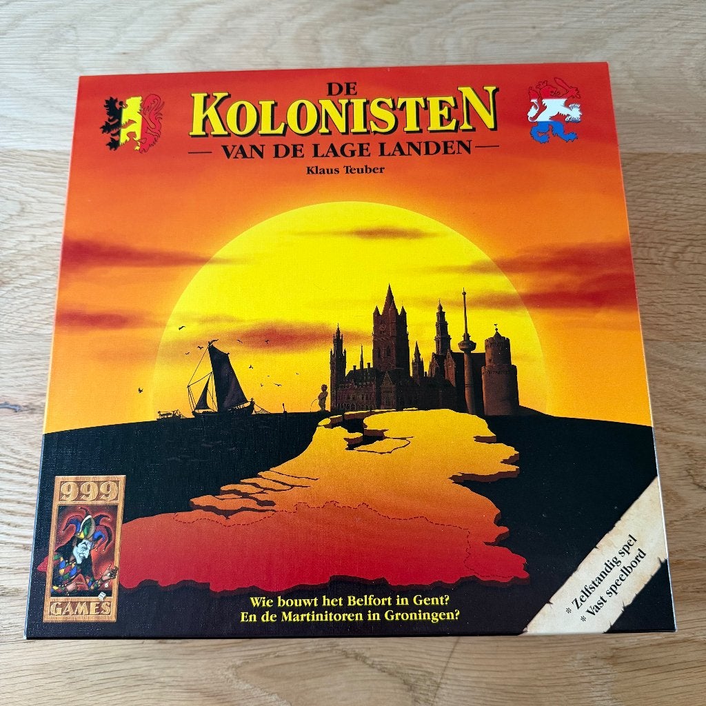 Te Koop: De Kolonisten van de Lage Landen, Drie of vier spelers, Ophalen of Verzenden, Gebruikt, 999 Games
