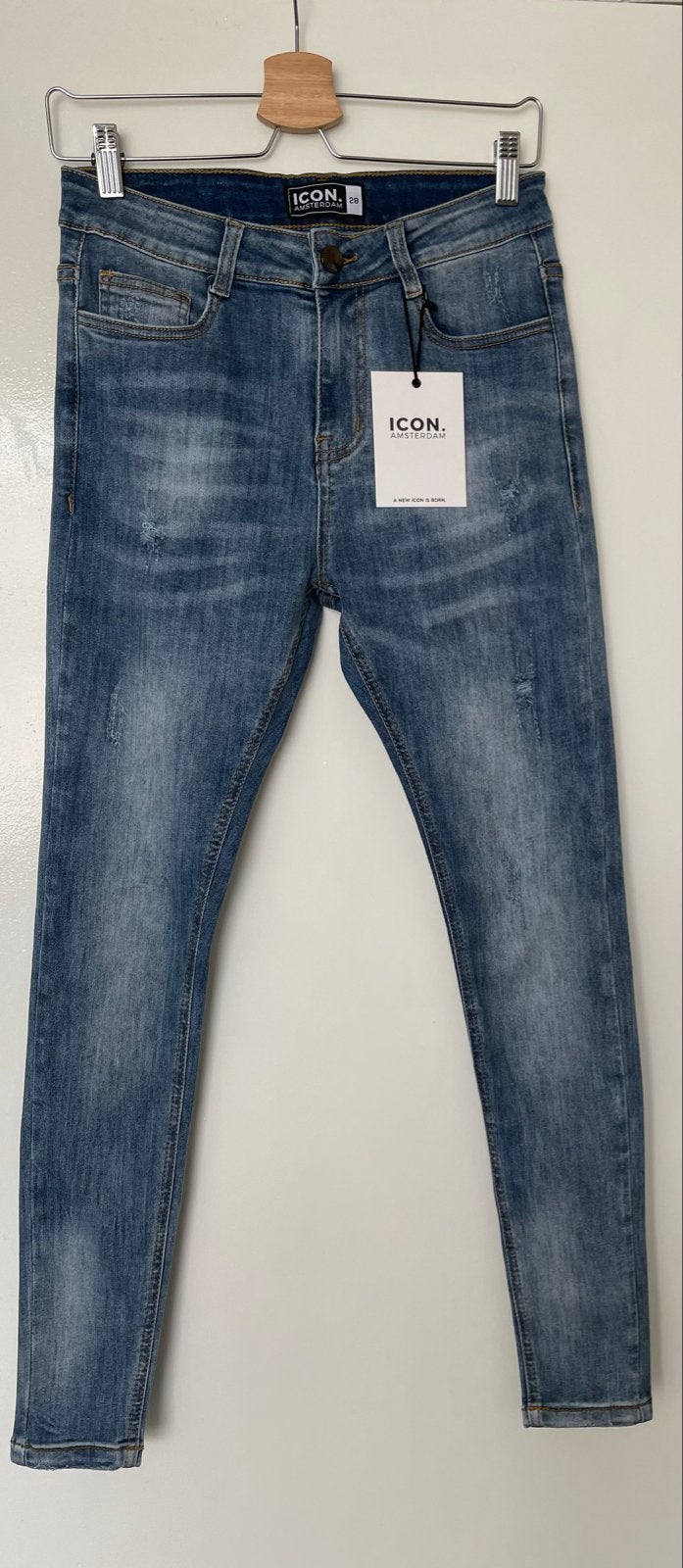 ICON. Amsterdam Jeans - Maat 28 (W32 of kleiner), Kleding | Heren, Ophalen of Verzenden, Nieuw, Blauw, W32 (confectie 46) of kleiner