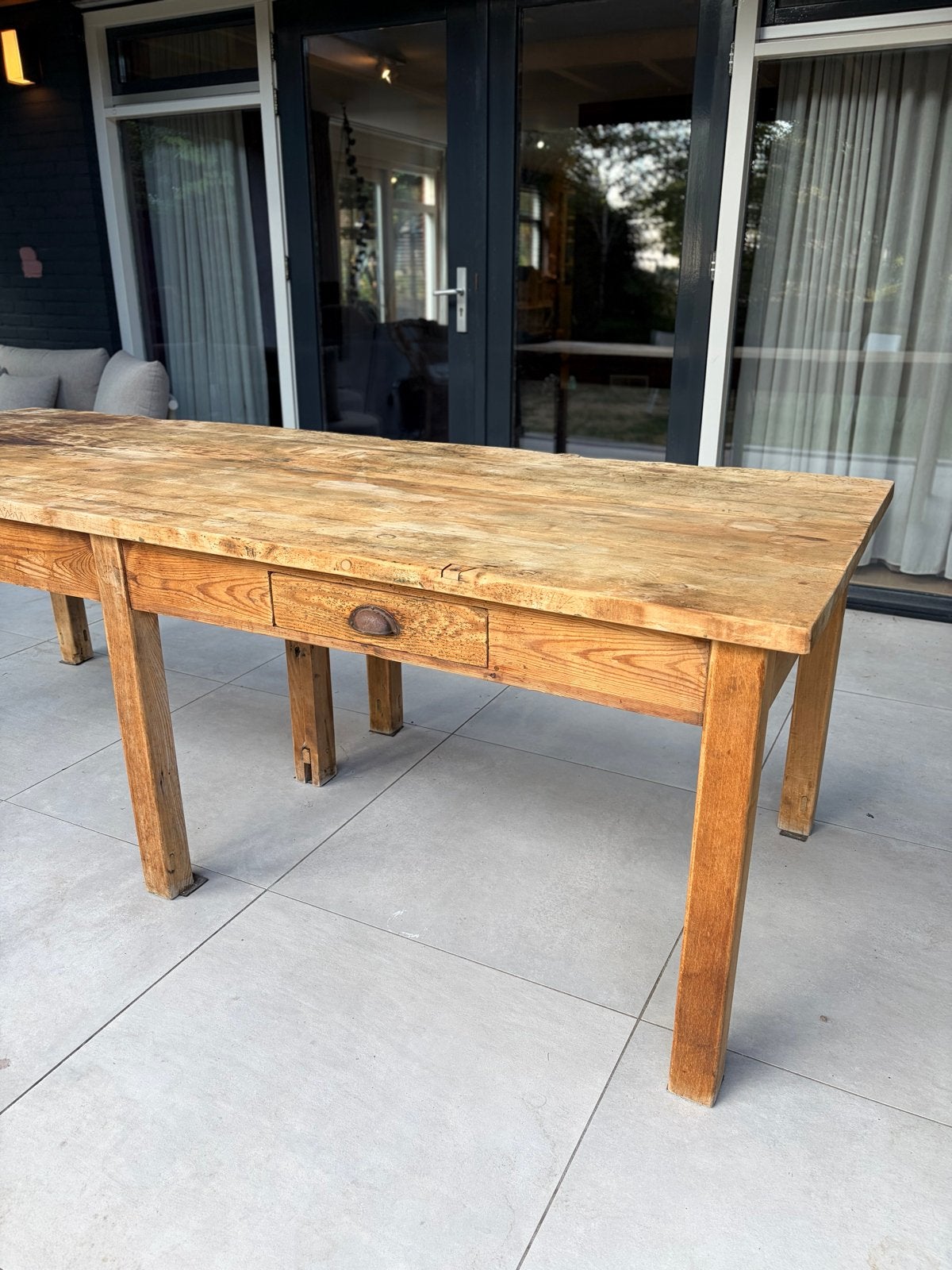 Oldwood Tafel - Opknapper (96x80x250 cm), Antiek en Kunst, Ophalen