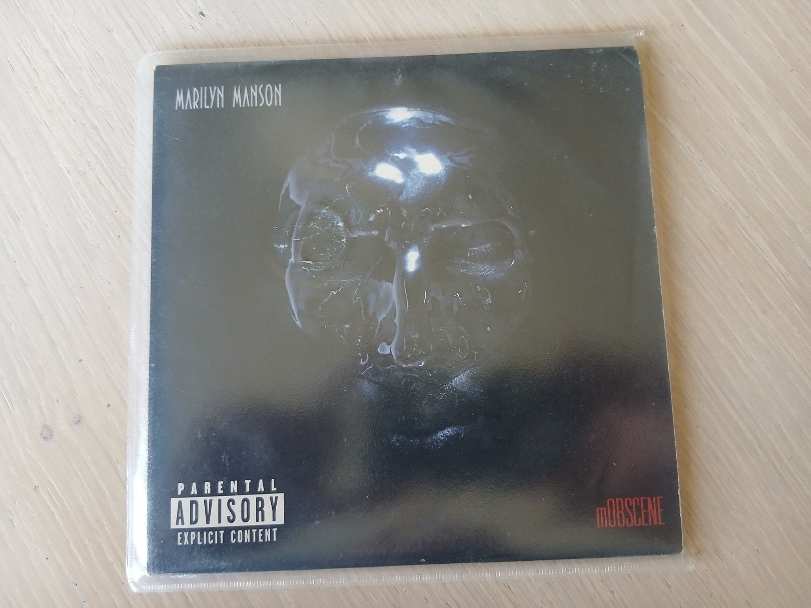 Marilyn Manson - Mobscene (7" clear blue vinyl), Cd's en Dvd's, Vinyl Singles, 7 inch, Colored vinyl, Ophalen of Verzenden, Zo goed als nieuw