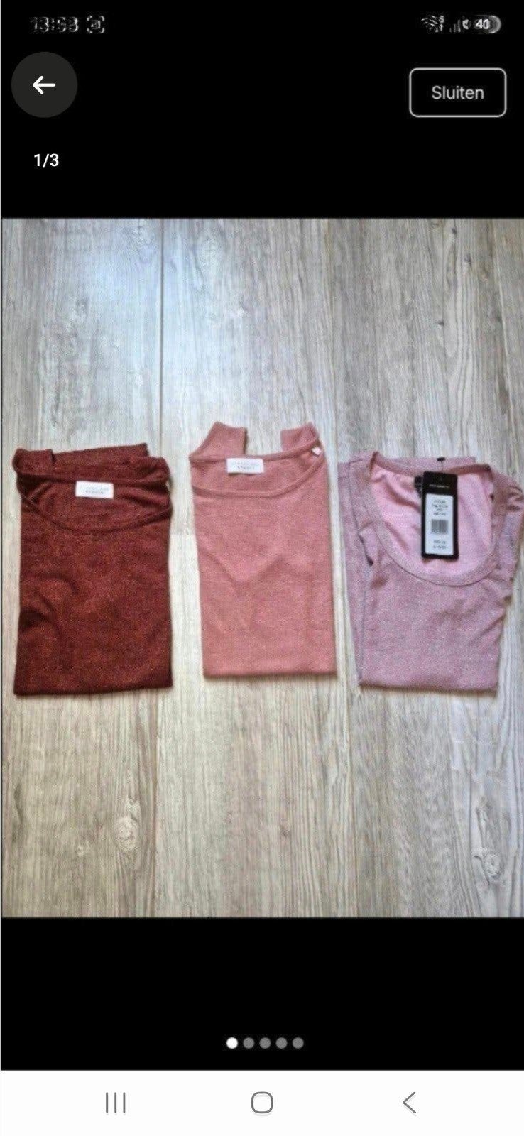 3x nieuwe top😊maat xl, Ophalen of Verzenden, Nieuw, Maat 46/48 (XL) of groter, Zonder mouw