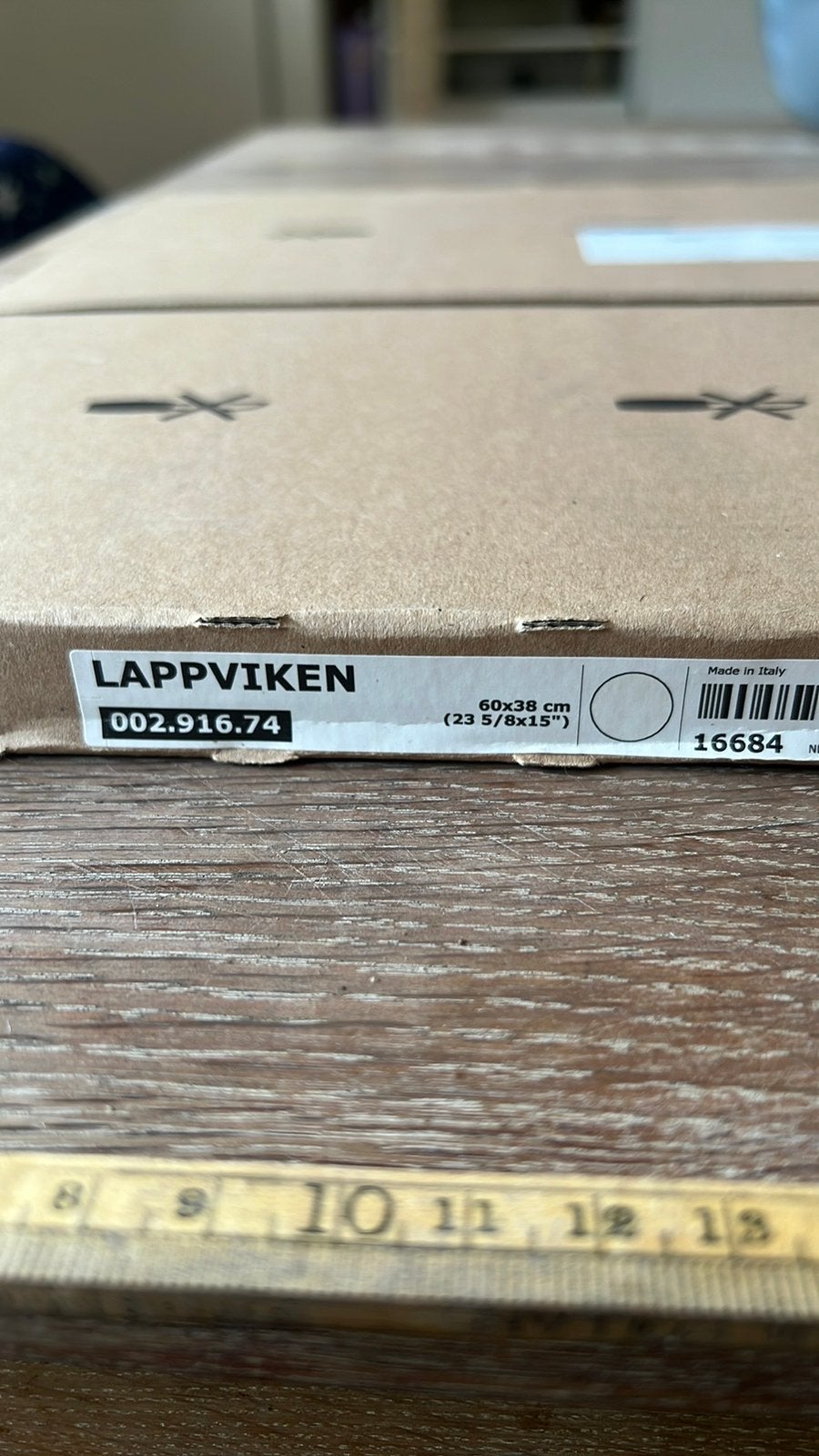 Ikea wandkastdeur lappviken 60*38 cm wit nieuw in doos, Ophalen of Verzenden, Zo goed als nieuw, Minder dan 150 cm, Minder dan 100 cm