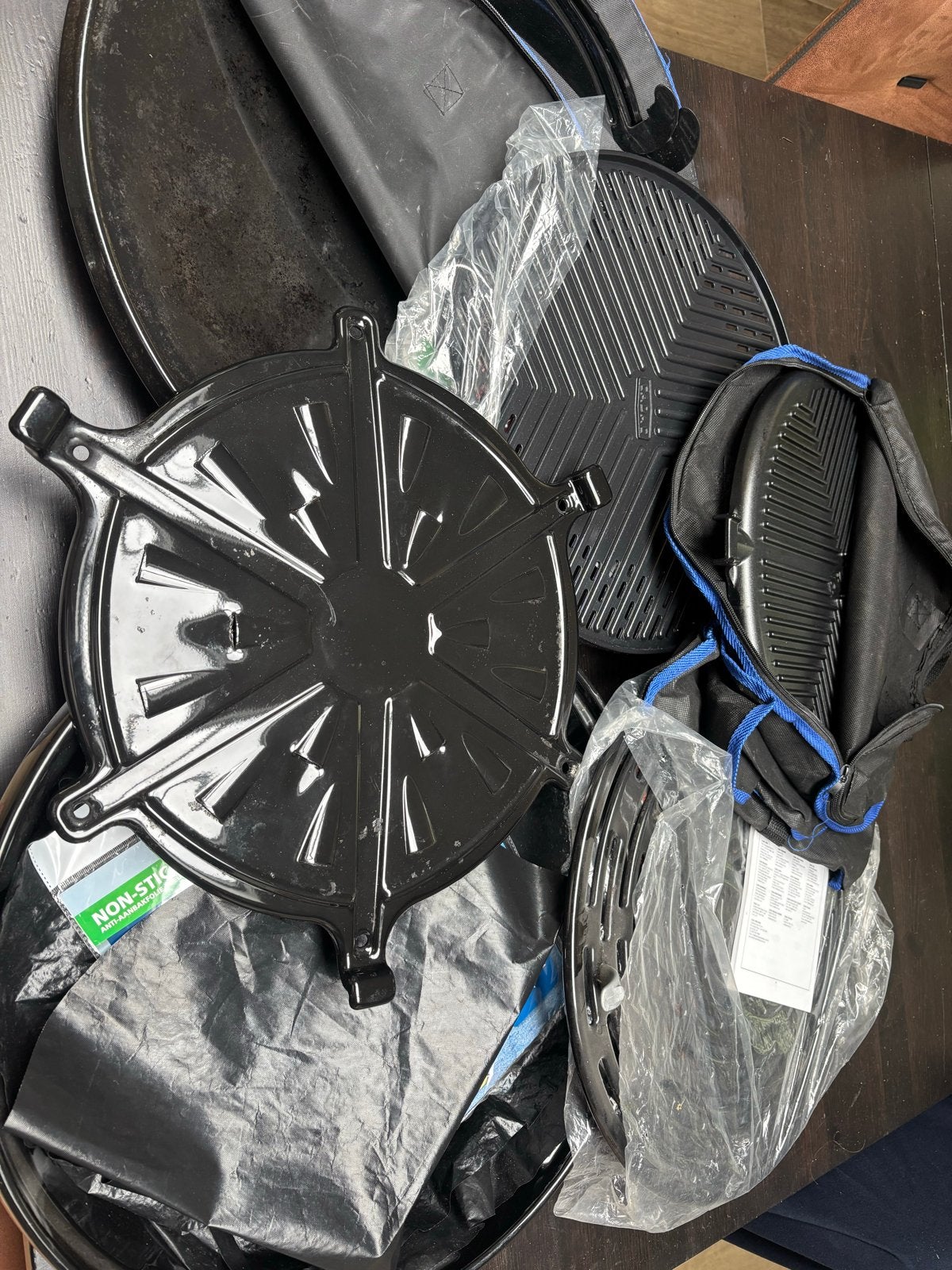Diverse grillplaten en accessoires voor cadac skottel, Ophalen, Zo goed als nieuw
