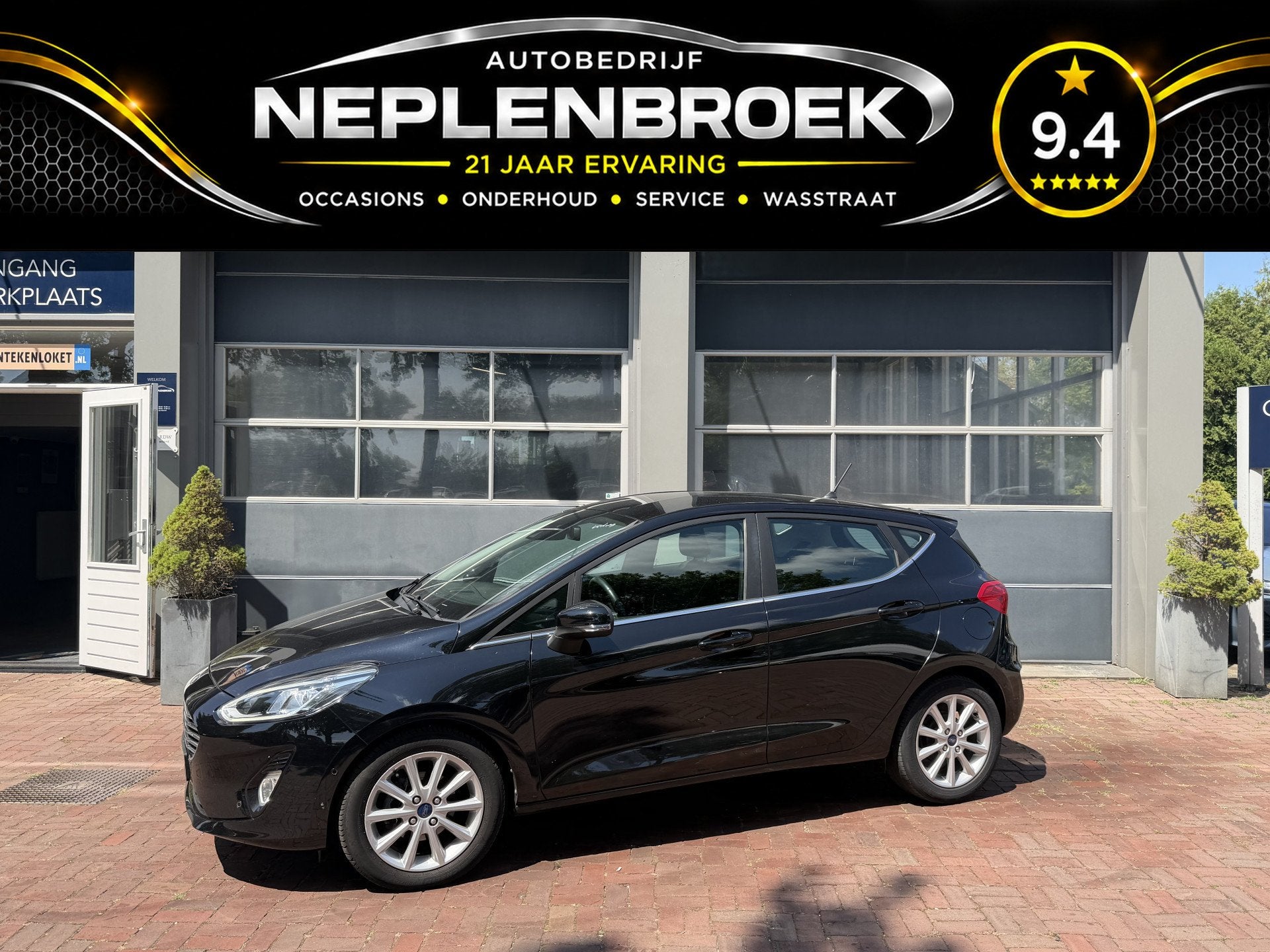 Ford Fiesta 1.0 EcoBoost Titanium 4-2018 • 74 kW / 101 PK, Gebruikt, Euro 6, Origineel Nederlands, Bedrijf