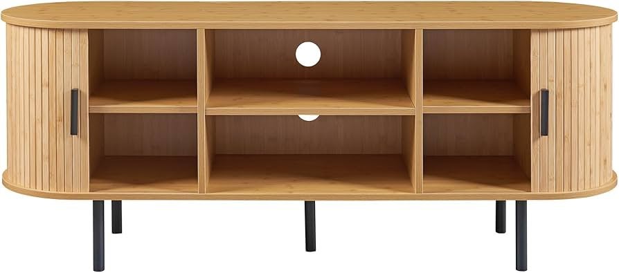 Tv- Dressoir 140 cm als nieuw Japandi stijl, Ophalen, 100 tot 150 cm, Zo goed als nieuw, Minder dan 100 cm