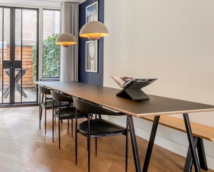 Eettafel stoelen eettafelset merk Table du Sud lengte 2.80, Huis en Inrichting, Tafels | Eettafels, Gebruikt, 200 cm of meer, Vijf personen of meer