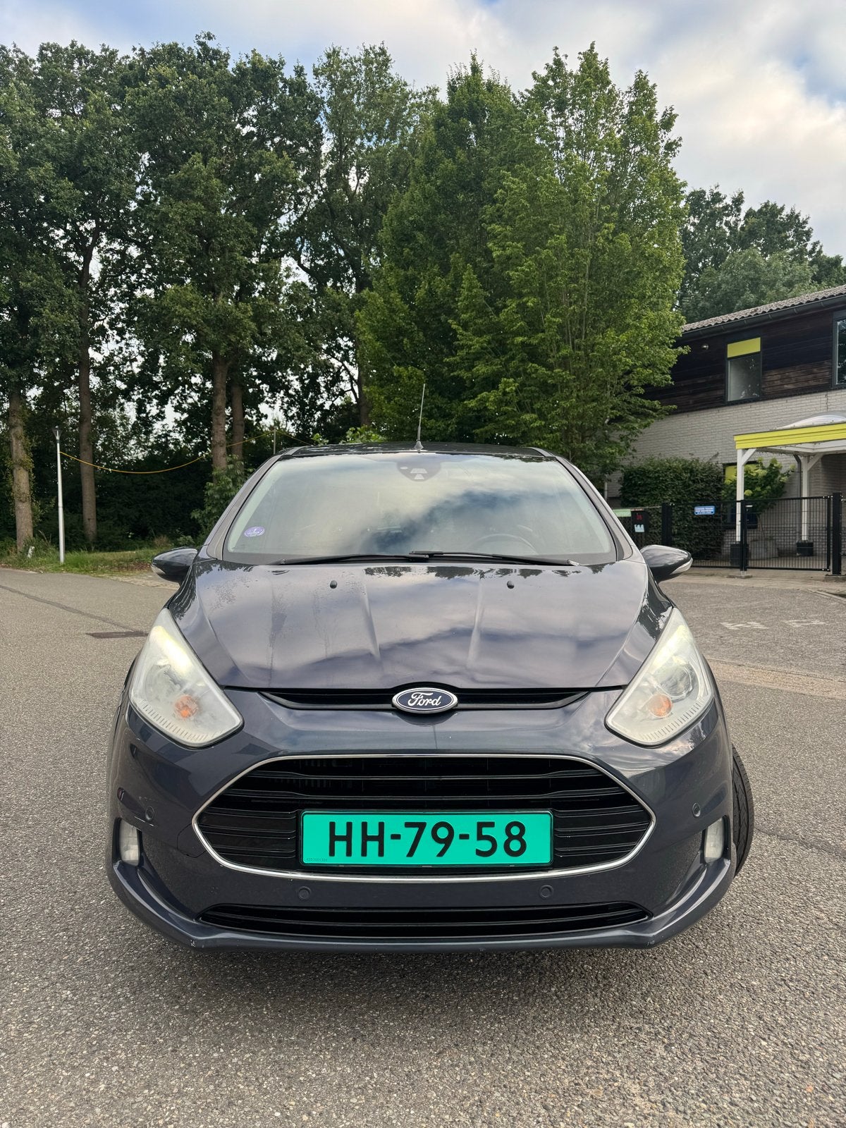 Ford B-Max 1.0 Ecoboost 92KW/125PK 2013 Clima, Auto's, Ford, Bedrijf, B-Max, Benzine, MPV, Handgeschakeld, Geïmporteerd, Blauw