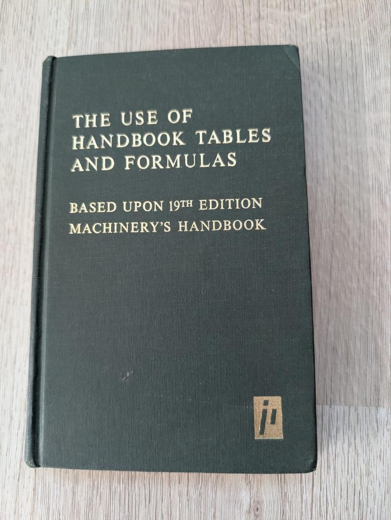 The Use of Handbook Tables and Formulas 19th Edition, Ophalen of Verzenden