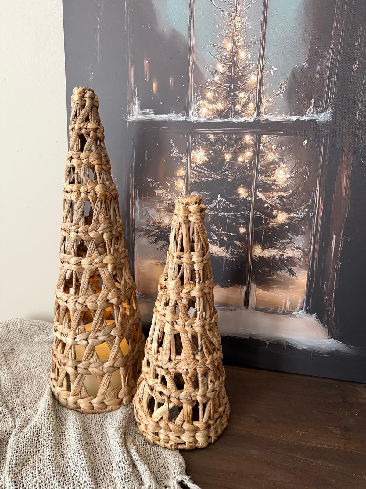 2 rotan kerst /piramides, Ophalen of Verzenden, Nieuw