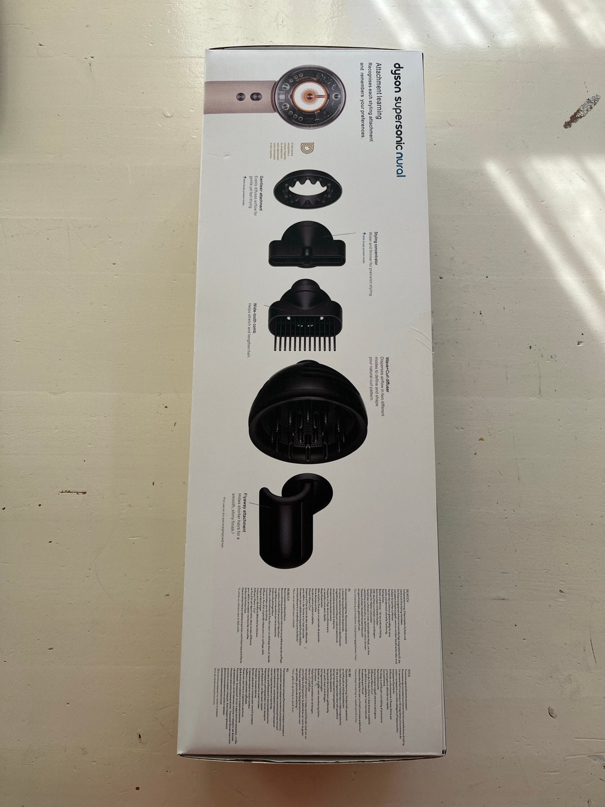 Dyson Supersonic doos & opzetstukken - GEEN fohn, Ophalen, Nieuw