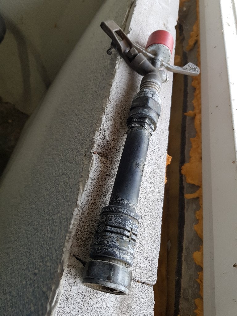 Naan 233 sproeiers  met verlengpijpje 40 cm, Ophalen of Verzenden, Gebruikt, Cirkelsproeier