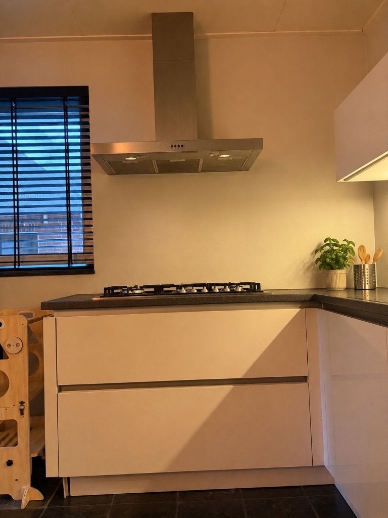Complete keuken, Ophalen, Gebruikt, Wit, Hoekkeuken
