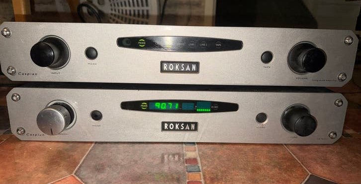 Roksan Caspian MK1 Power Amplifier + Tuner Set, Overige merken, 70 watt of meer, Ophalen of Verzenden, Overige spelers