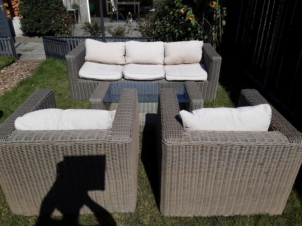 Te koop loungeset, Ophalen