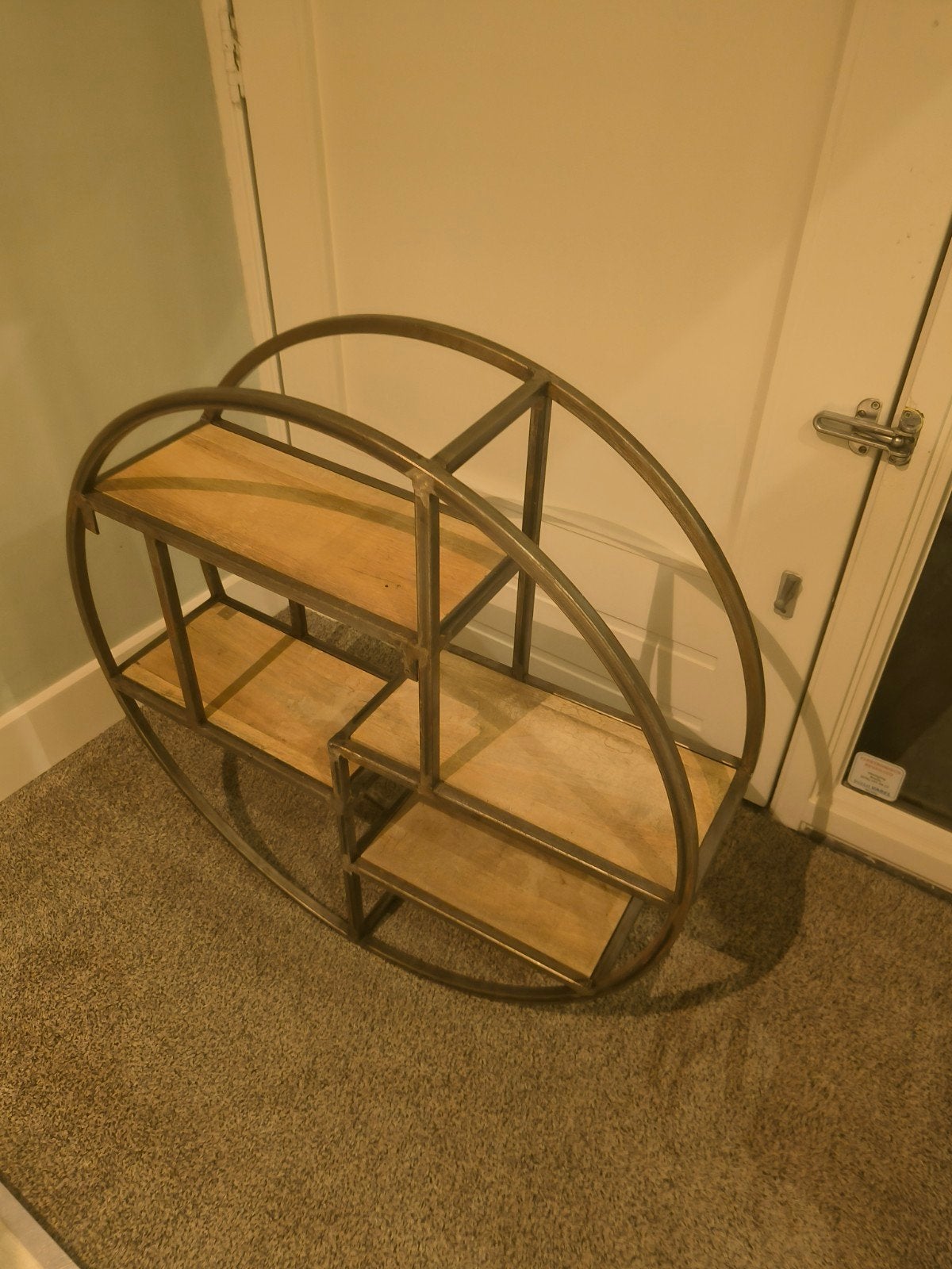 Rond wandrek met houten planken, 75 cm hoog en breed, Ophalen, Zo goed als nieuw