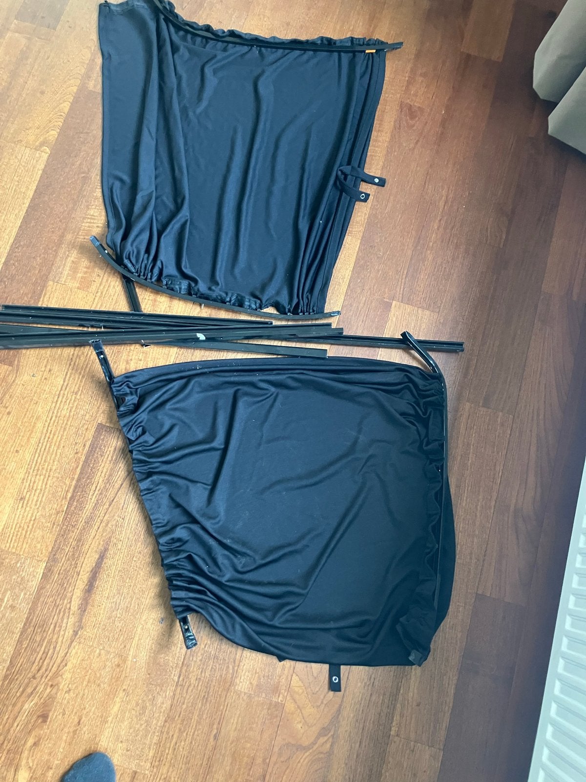 Gordijnen achterramen voor camper sprinter/crafter, Ophalen, Gebruikt