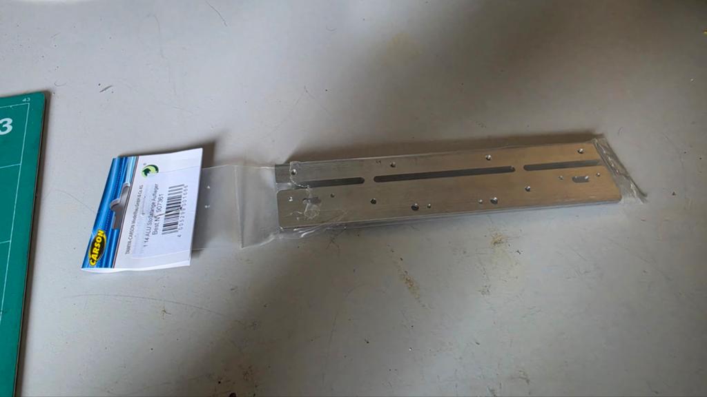 Carson Tamiya 1:14 Aluminium Achterbumper Oplegge, Schaal 1:14, Nieuw, Onderdeel, Overige typen
