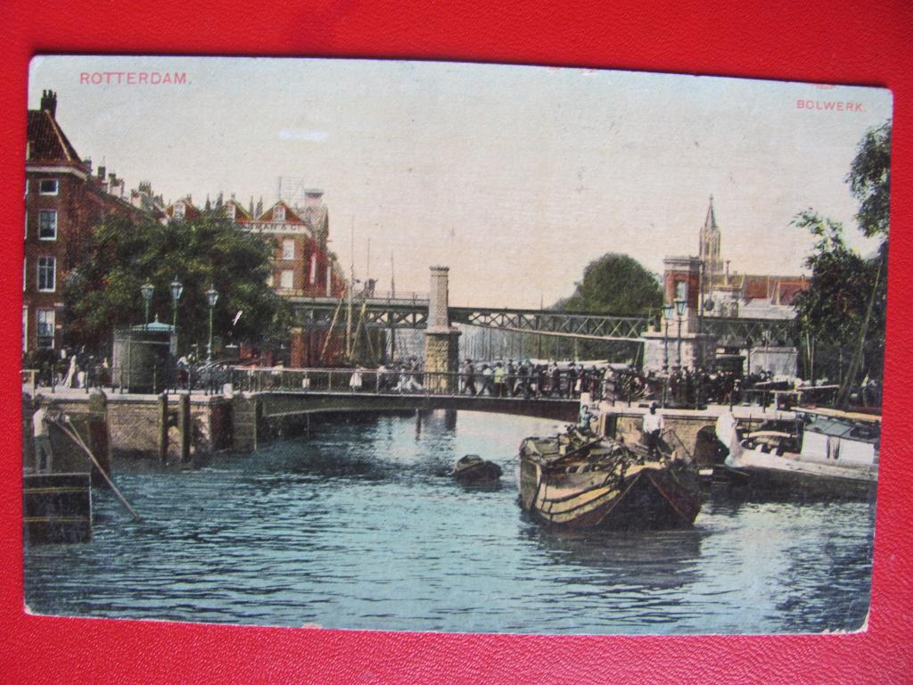 Rotterdam 1907 Bolwerk, Ophalen of Verzenden, Voor 1920, Gelopen, Zuid-Holland
