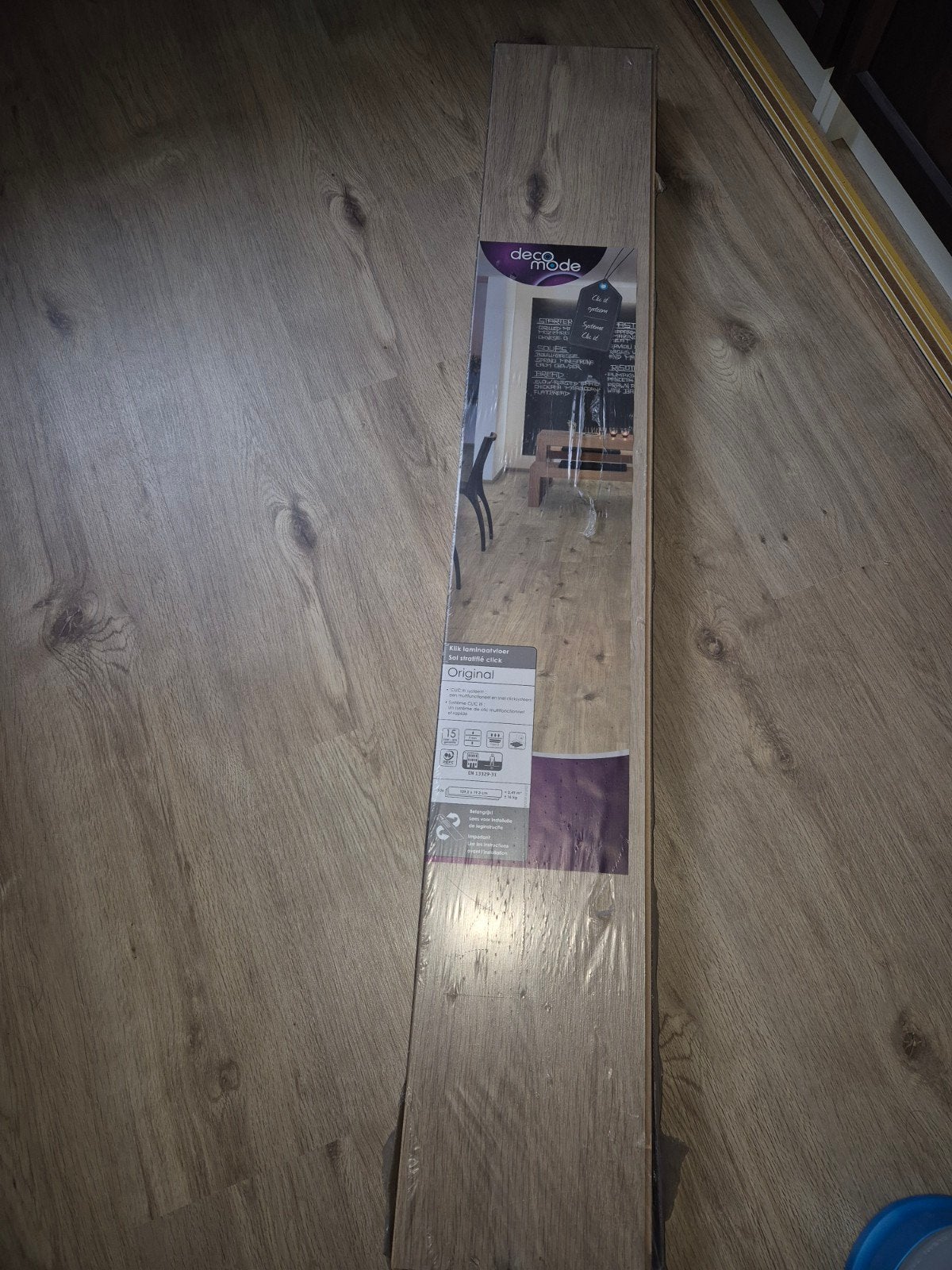 Laminaat vloer Original - 12.45 m², Ophalen