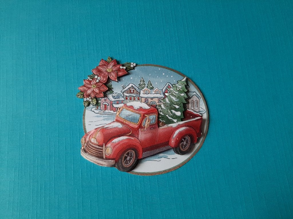 ky231 KERST / auto / kerstboom, Verzenden, Nieuw, Kerst, Overige typen