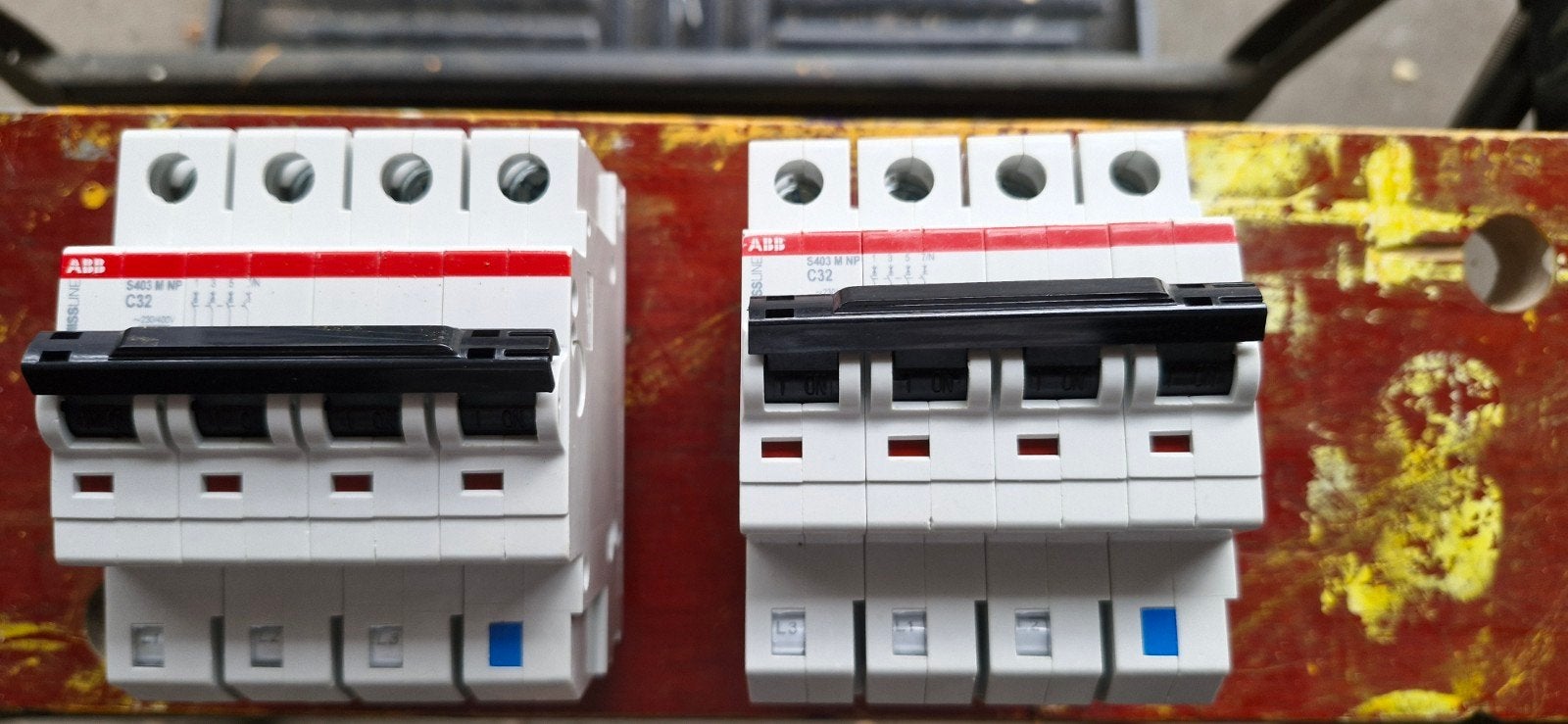ABB S403M-C32NP automaten, Ophalen of Verzenden, Zo goed als nieuw, ABB, Installatieautomaat