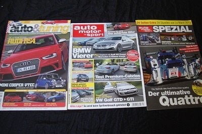 3 x tijdschrift: 2 x AUTO MOTOR UND SPORT 1 x AUTO EN TUNING, Boeken, Ophalen of Verzenden, Gelezen, Overige typen