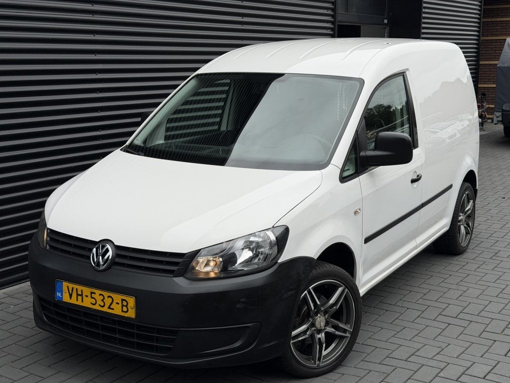 Volkswagen Caddy 1.6 TDI 2014| WIT| AIRCO| EURO5| TREKHAAK|, Auto's, Euro 5, Stof, Gebruikt, 4 cilinders