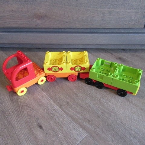 duplo auto met aanhanger, Ophalen of Verzenden, Gebruikt, Duplo