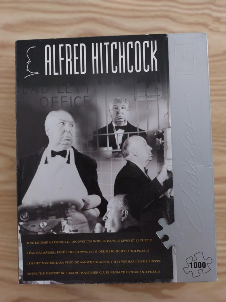 Hitchcock puzzle 1000 pcs, Hobby en Vrije tijd, Denksport en Puzzels, Ophalen of Verzenden, 500 t/m 1500 stukjes, Nieuw, Legpuzzel