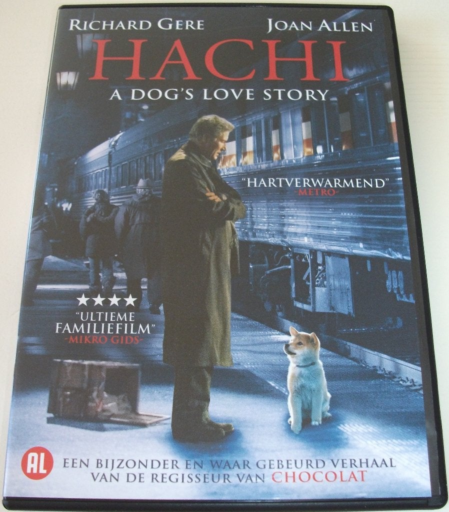 Dvd *** HACHI *** A Dog's Love Story, Alle leeftijden, Ophalen of Verzenden, Zo goed als nieuw, Waargebeurd drama