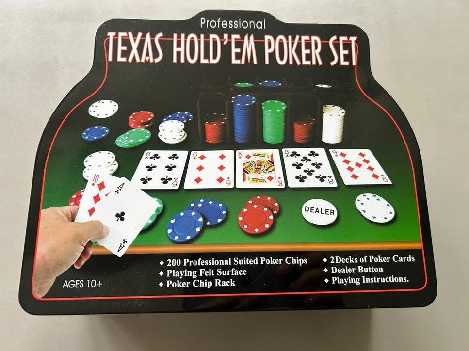 Pokerspel / set nieuw in box, Hobby en Vrije tijd, Ophalen of Verzenden, Zo goed als nieuw
