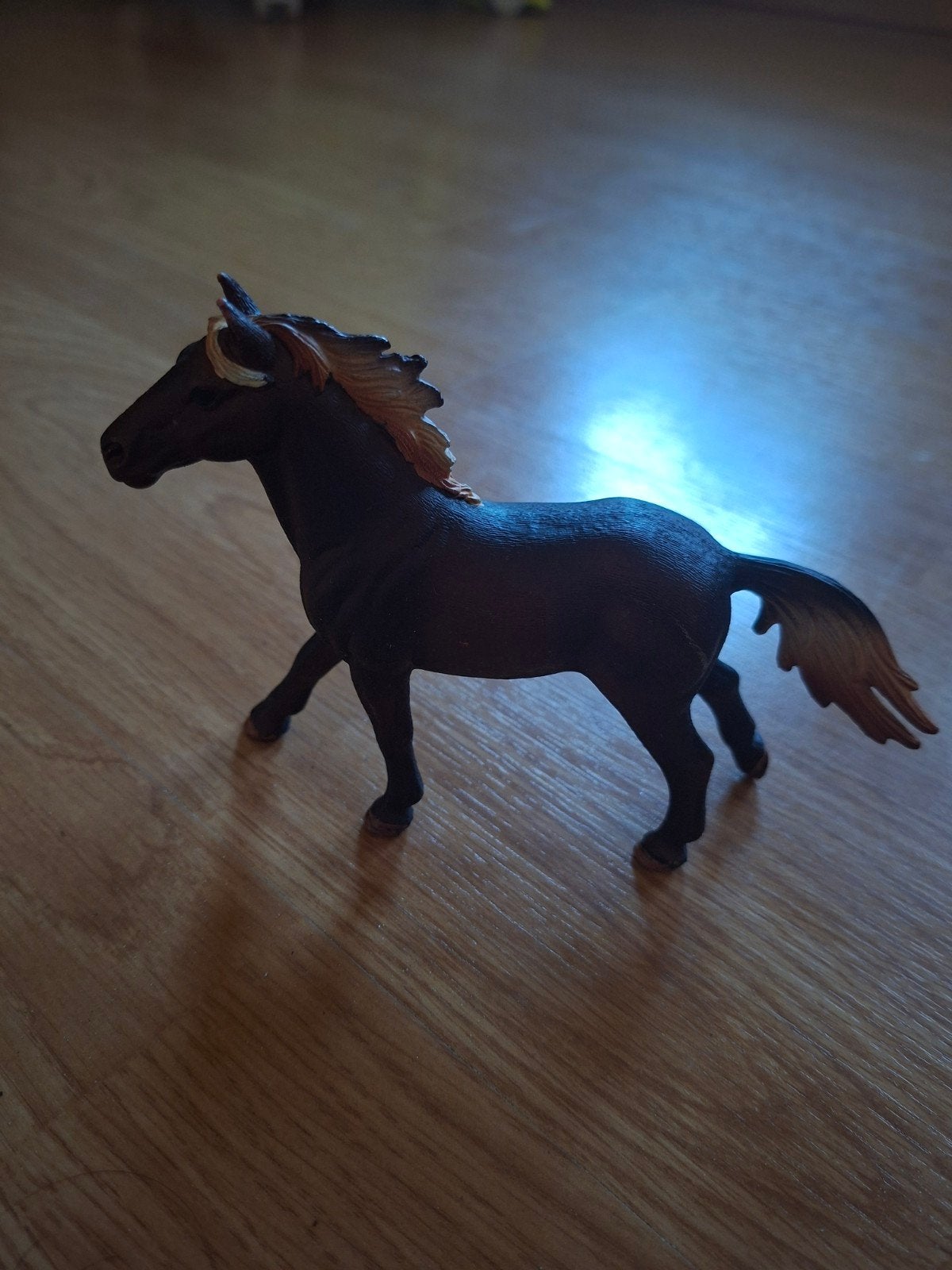 Donkerbruin schleich paardje, Ophalen of Verzenden, Zo goed als nieuw