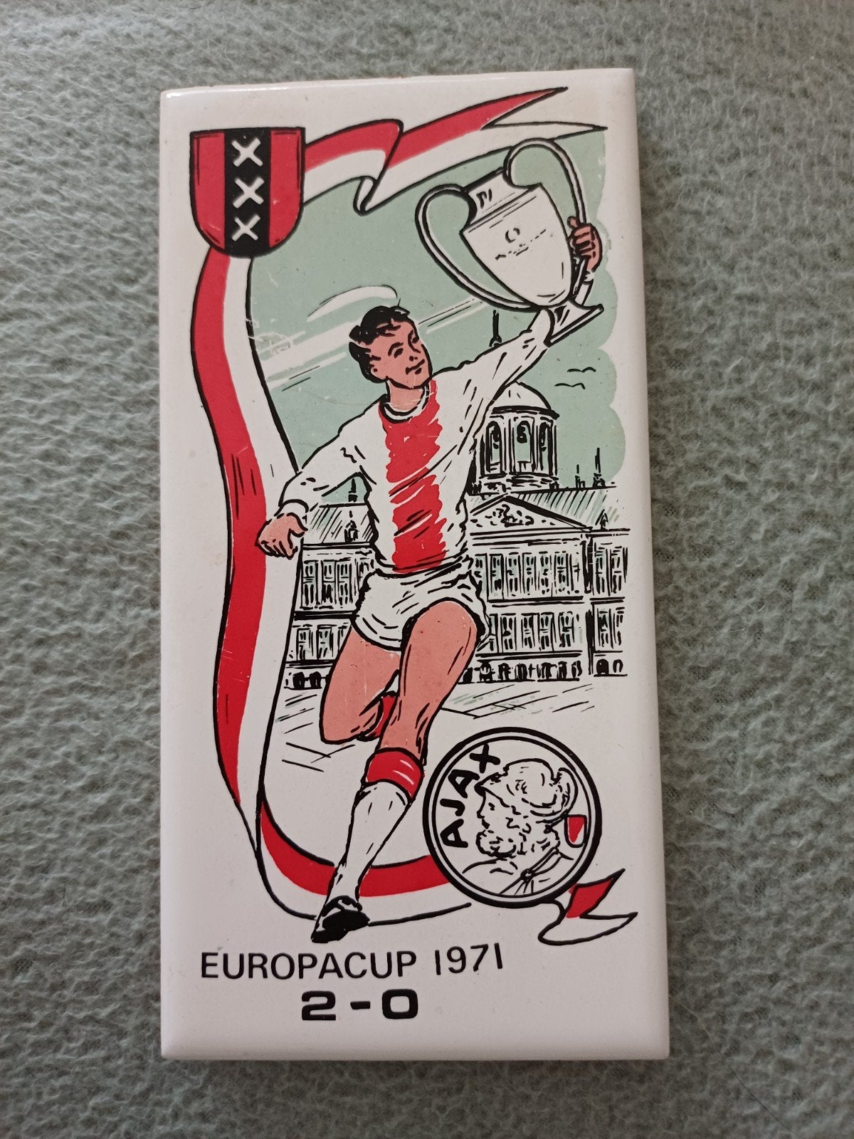 Europacup tegel AJAX, Ophalen of Verzenden, Ajax