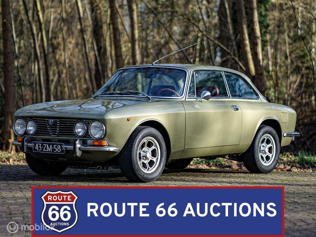 Alfa Romeo 2000 GTV | 1975 | Route 66 Auctions, Auto's, Oldtimers, Overige carrosserieën, Zwart, Bedrijf, Handgeschakeld