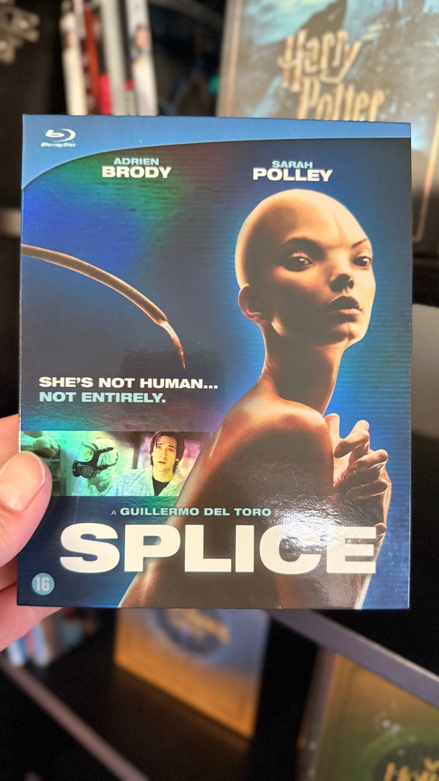 Splice Blu-ray - Sci-Fi Thriller van Guillermo del Toro, Cd's en Dvd's, Vanaf 16 jaar, Ophalen of Verzenden, Zo goed als nieuw
