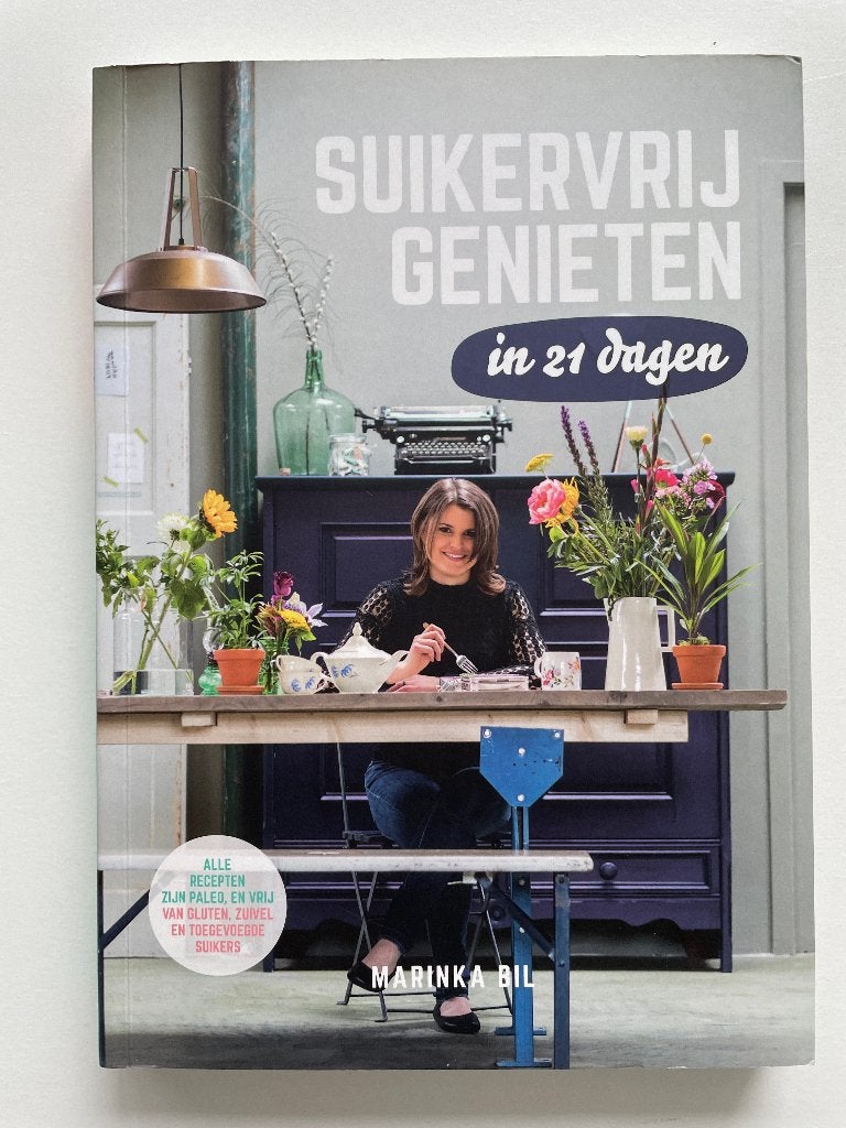 Suikervrij genieten, Boeken, Marinka Bil, Dieet en Voeding, Verzenden, Zo goed als nieuw