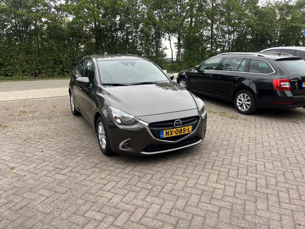 Mazda 2 1.5 Skyactiv-G Dynamic CRUISE NAVI CRUISE (bj 2017), Voorwielaandrijving, Stof, Gebruikt, Bruin
