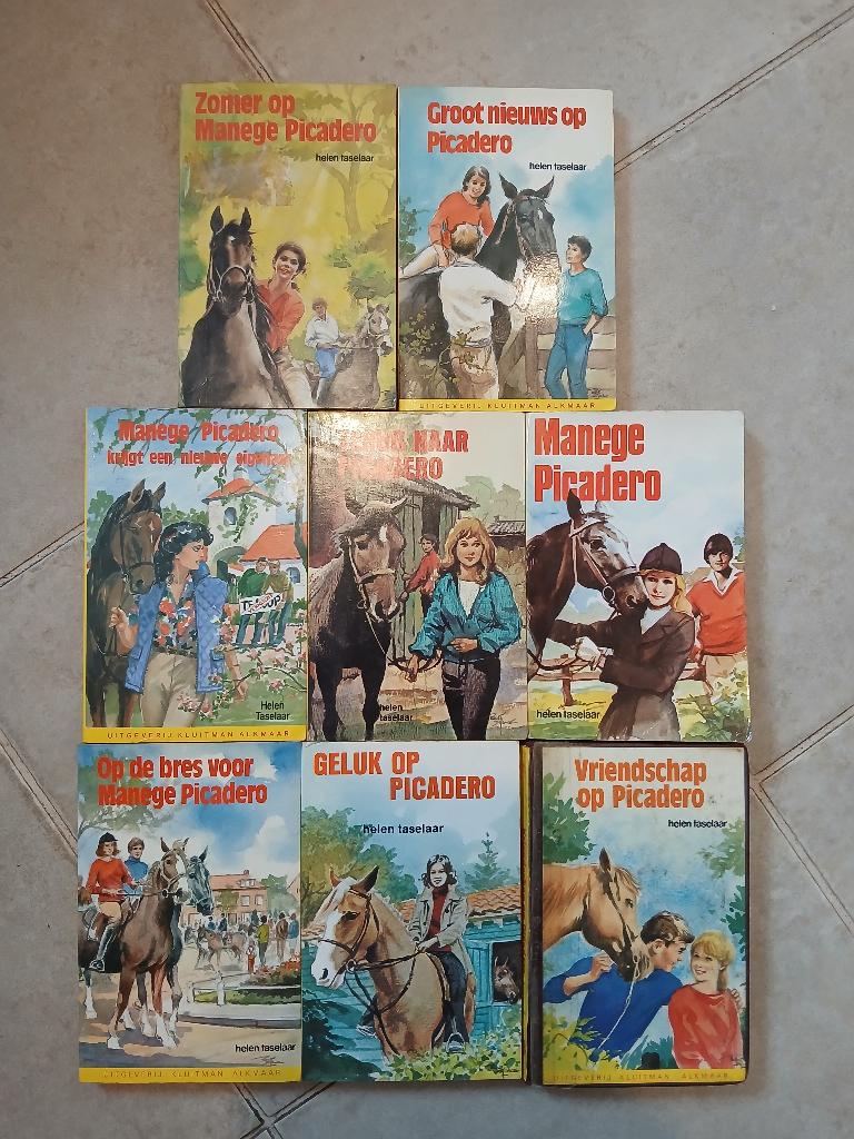 9 boeken van Helen Taselaar - Manege Picadero, Ophalen of Verzenden, Zo goed als nieuw, Helen Taselaar