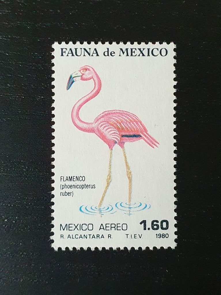 Mexico 1980 Vogels Flamingo Michel 1707 postfris, Postzegels en Munten, Verzenden, Postfris, Dier of Natuur