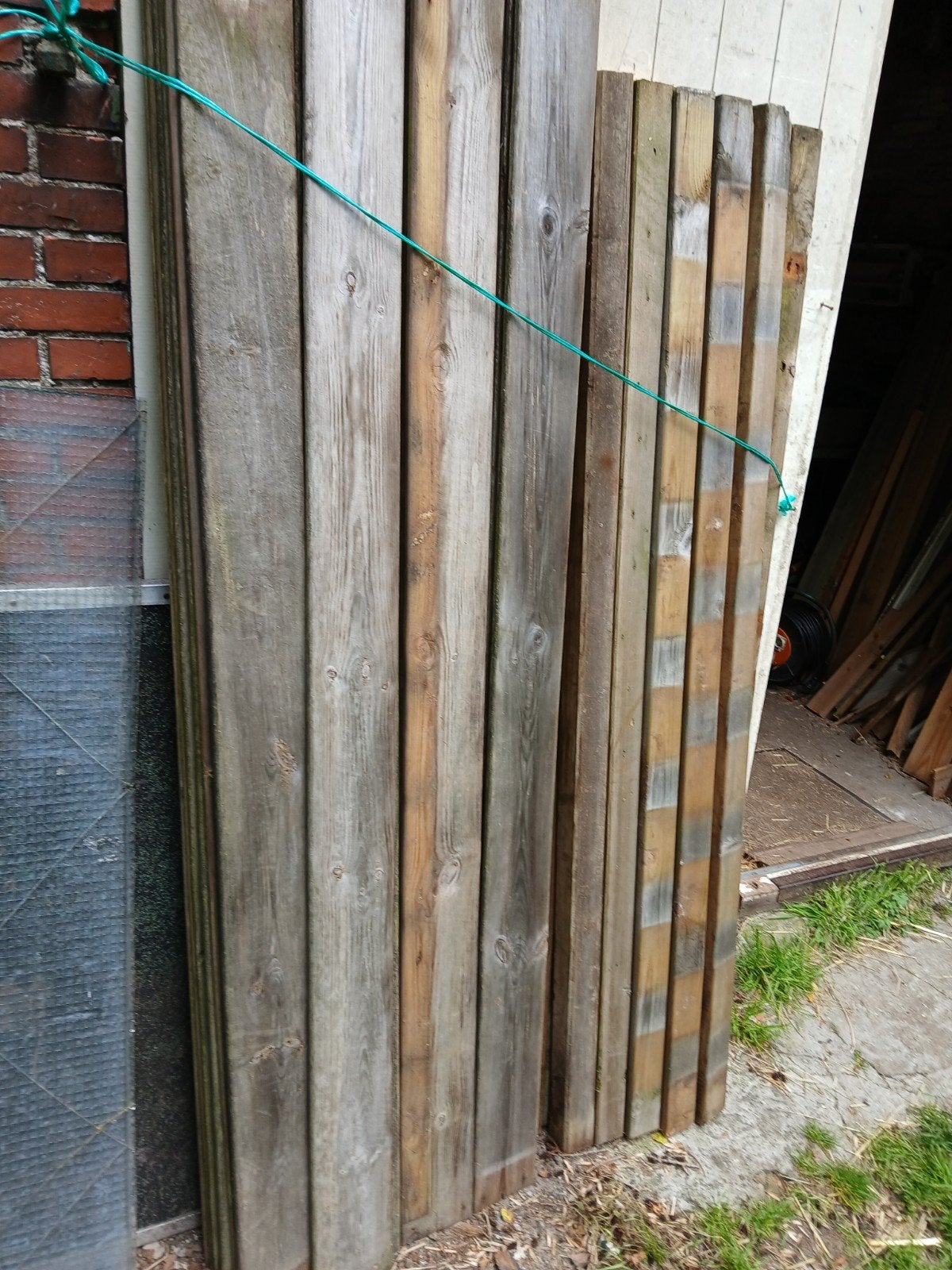 Schuttingplanken., Tuin en Terras, Ophalen, Gebruikt, 180 tot 250 cm, Planken