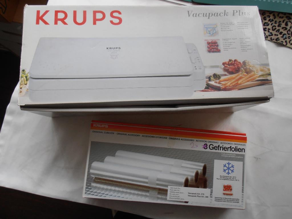 Krups Vacupack Plus vacumeermachine, Overige typen, Ophalen of Verzenden, Zo goed als nieuw, Overige merken