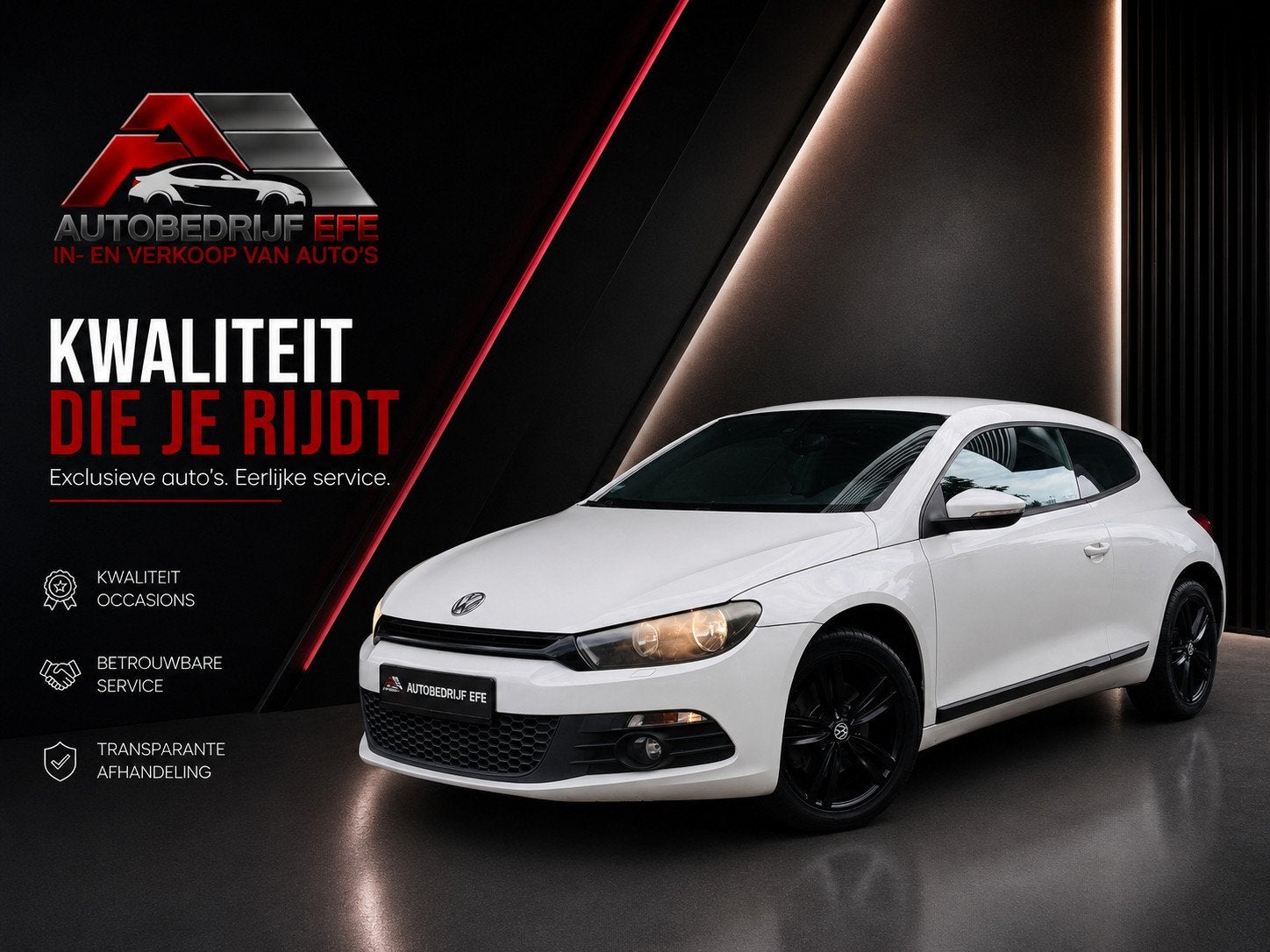 Volkswagen Scirocco 1.4 TSI Sportvelgen*Airco*Stoelverwarmin, Auto's, Voorwielaandrijving, Euro 5, Gebruikt, Zwart