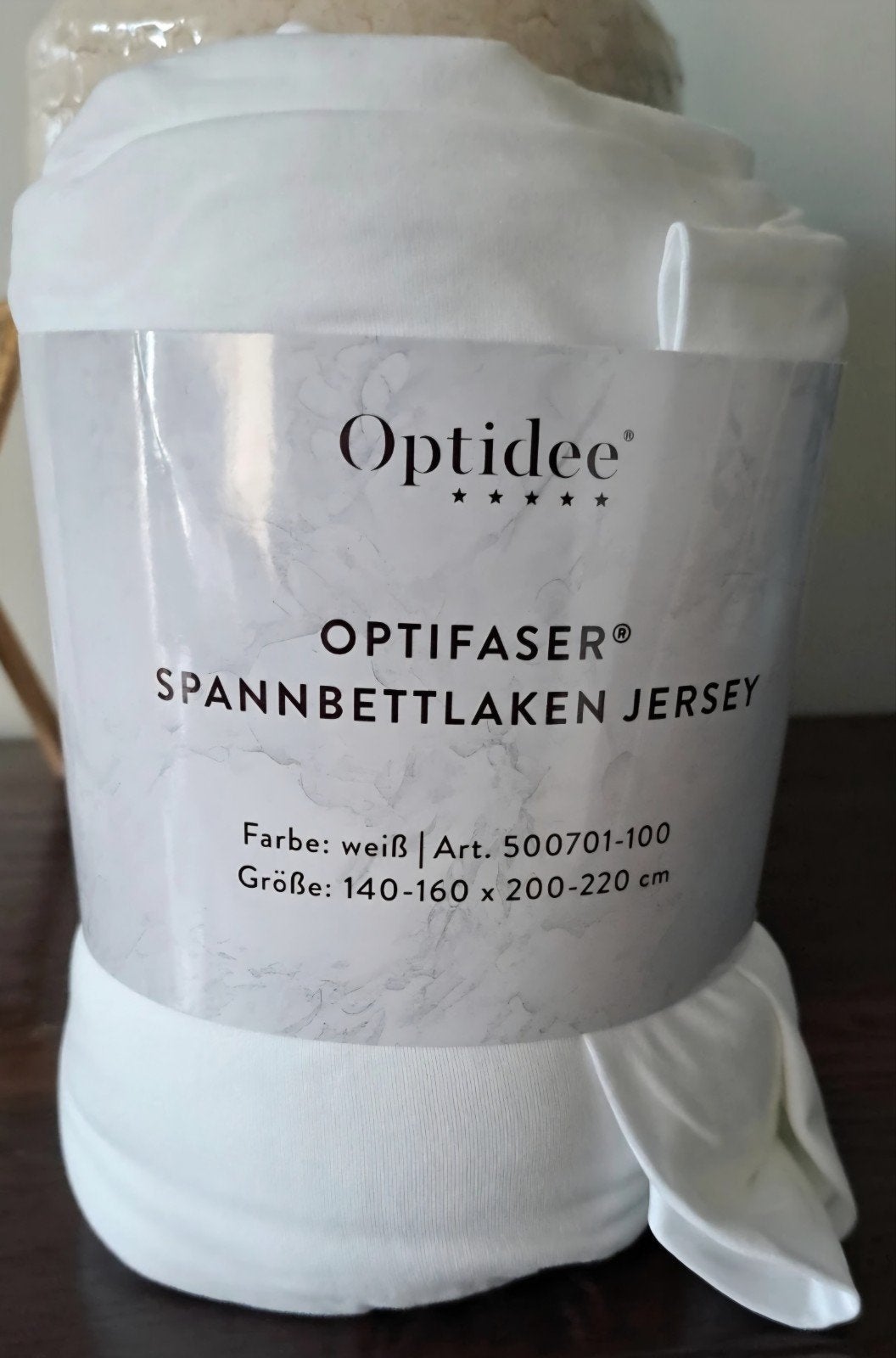 Jersey hoeslaken Optidee 140-160x2.00-220, Ophalen of Verzenden, Nieuw