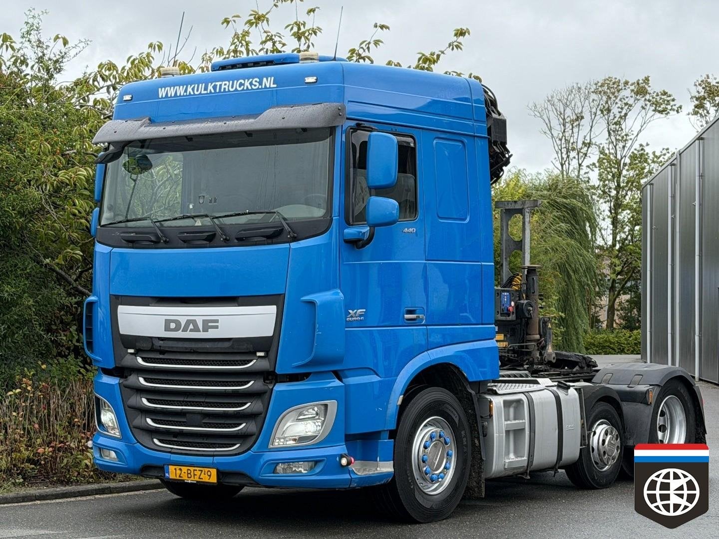 DAF XF 440 FTP Space cab 6X2 - Kraan HMF 2120 k5 Remote - K2, Automaat, 435 pk, Euro 6, Overige kleuren