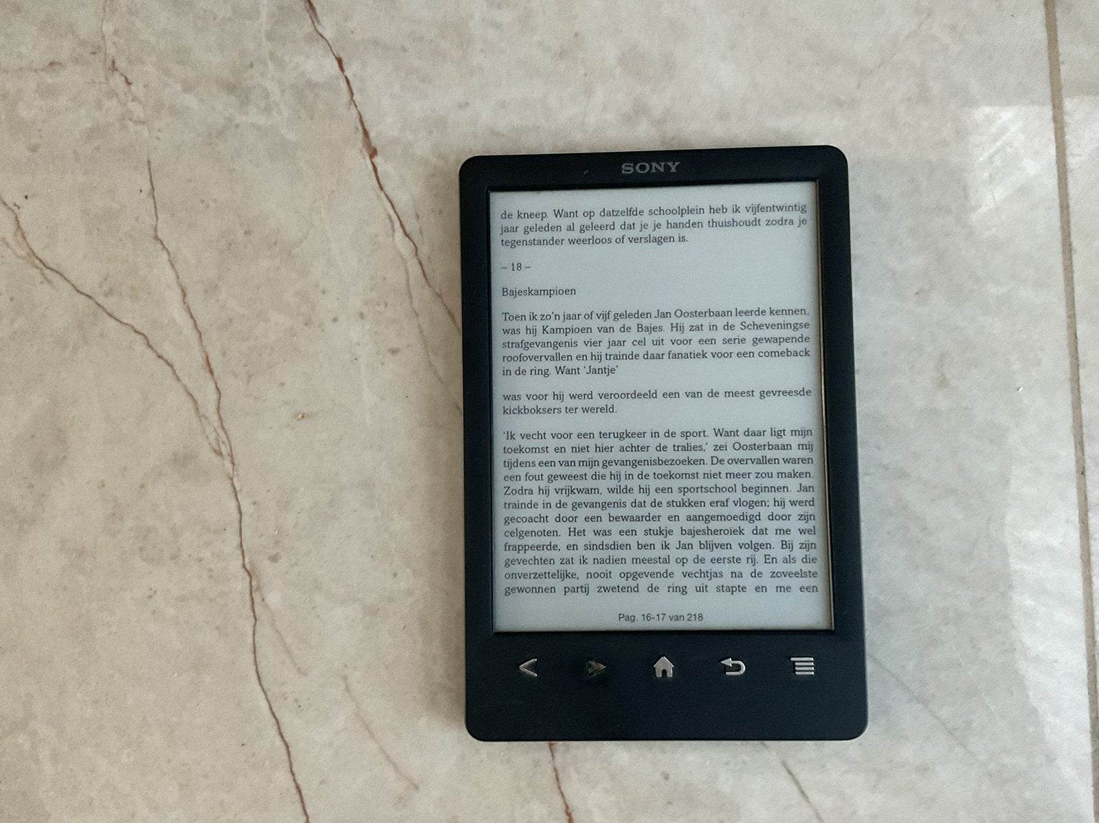 🔥🔥Sony E‑Reader met 200 boeken🔥🔥, Ophalen of Verzenden, Zo goed als nieuw, Touchscreen