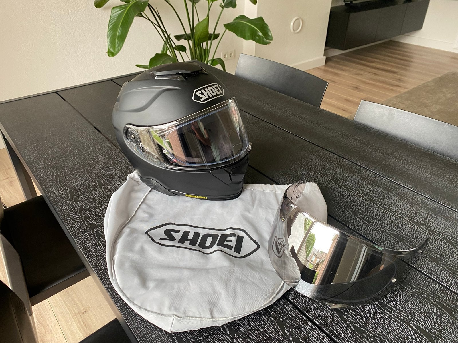 Shoei GT-Air II Integraalhelm - Mat Zwart, Motoren, Heren, Ophalen of Verzenden, Integraalhelm, Shoei